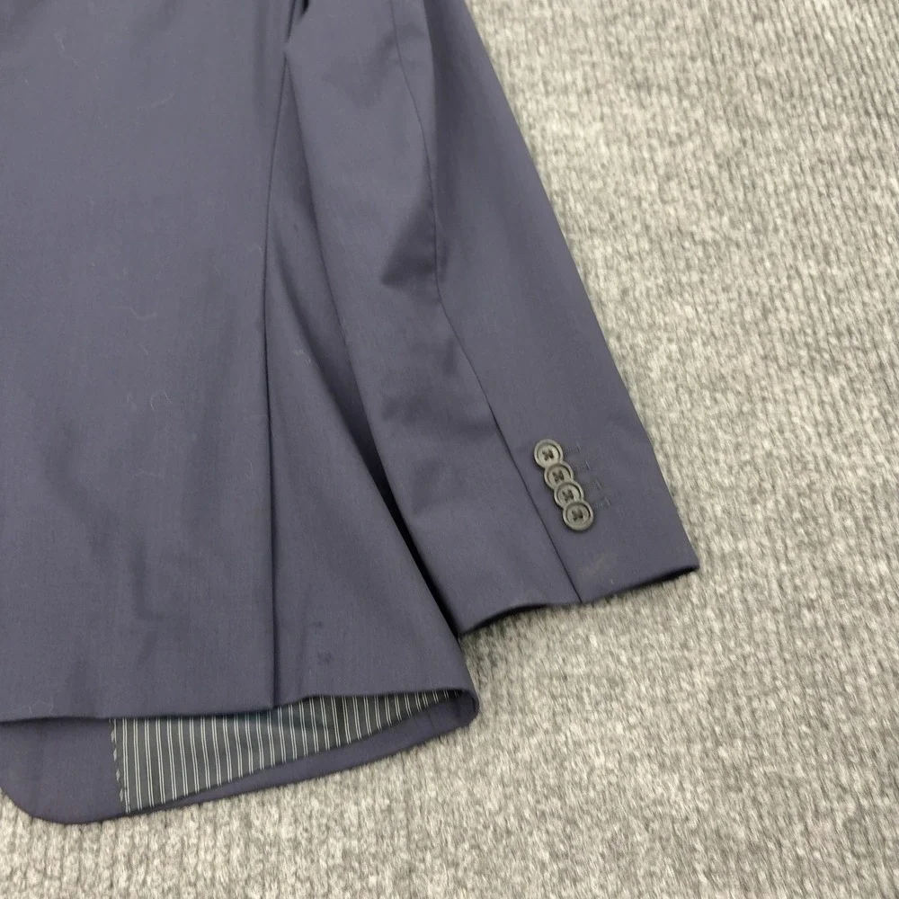 Banana Republic Suit Jacket Mens 38S Navy Blue Wool Slim Fit Blazer Professional